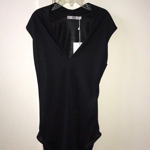 Zara v neck bodysuit